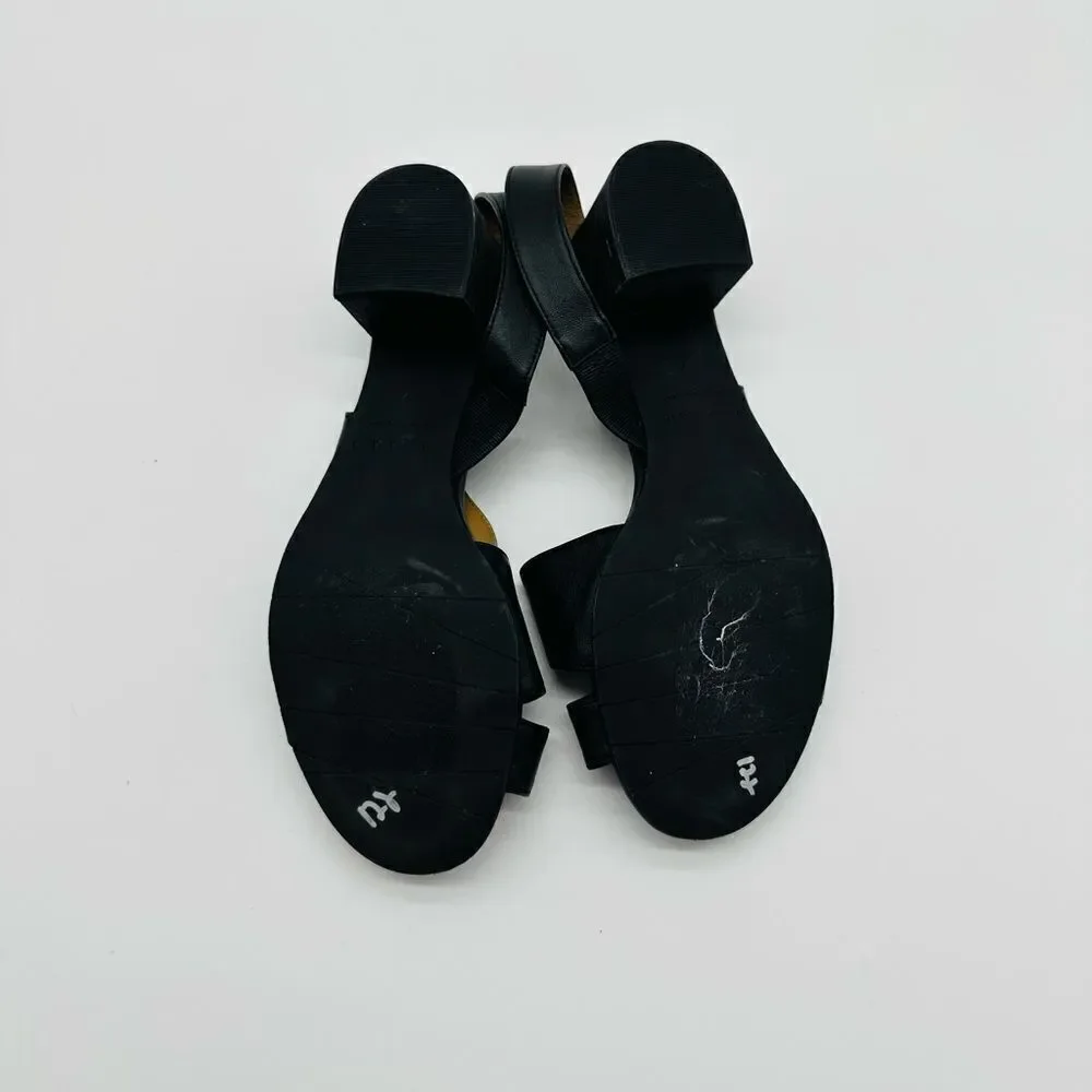 Aquatalia leather heeled sandal